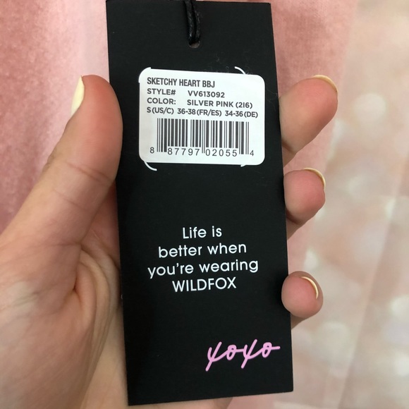 NWT Wildfox | Sketchy Heart Baggy Beach Jumper - Picture 8 of 12